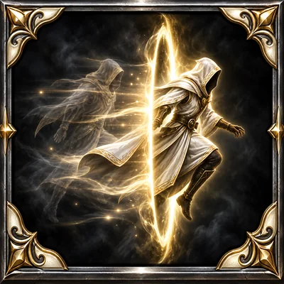 Blink ability icon: a mage stepping through a golden rift